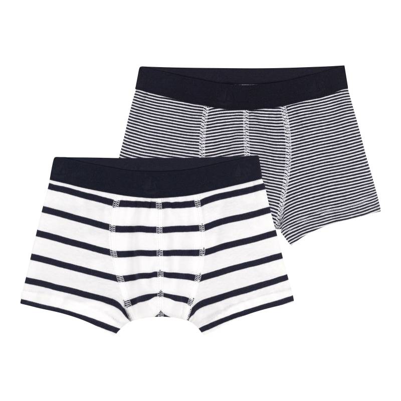 2er-Pack Boxershorts Ringel von Petit Bateau