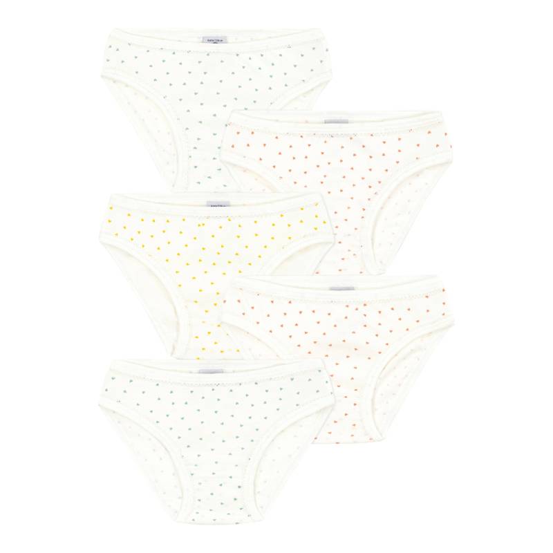 5er-Pack Slips Herzen von Petit Bateau