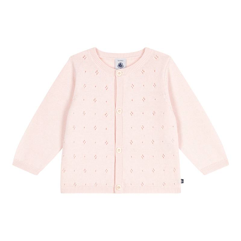 Ajour-Strickjacke von Petit Bateau