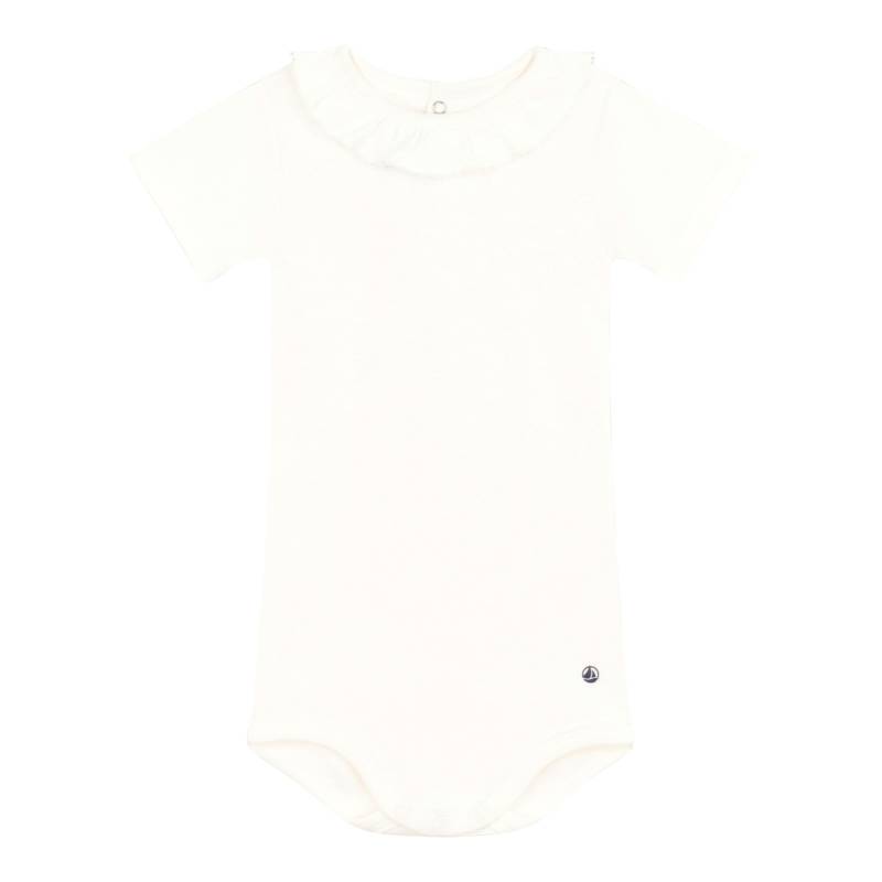 Body kurzarm Rüschenkragen von Petit Bateau