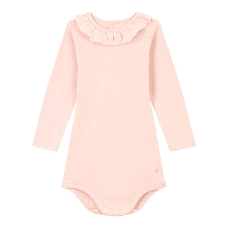 Body langarm mit Rüschenkragen von Petit Bateau