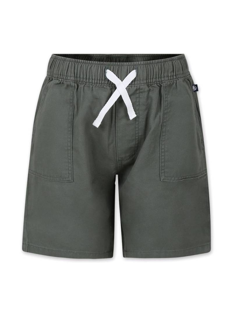 Petit Bateau drawstring cotton shorts - Green von Petit Bateau