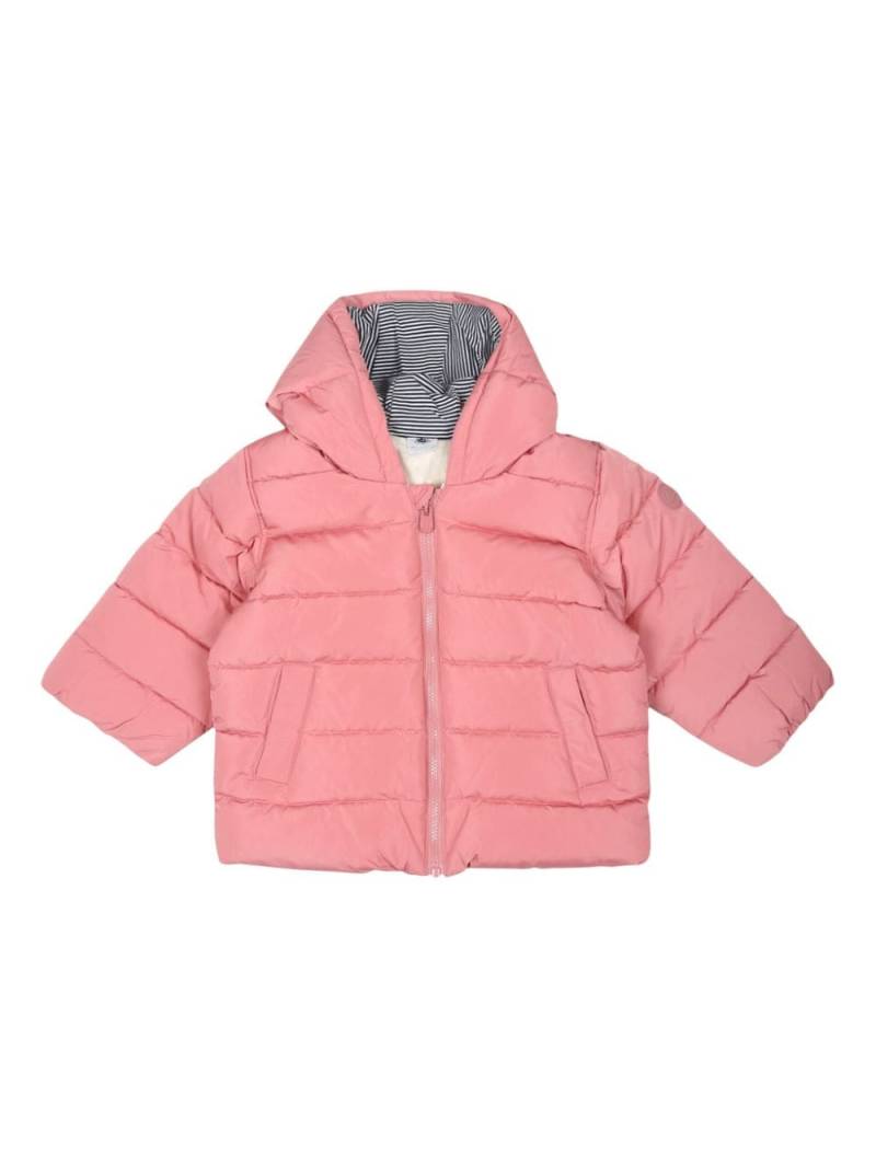 Petit Bateau fleece-lined padded jacket - Pink von Petit Bateau