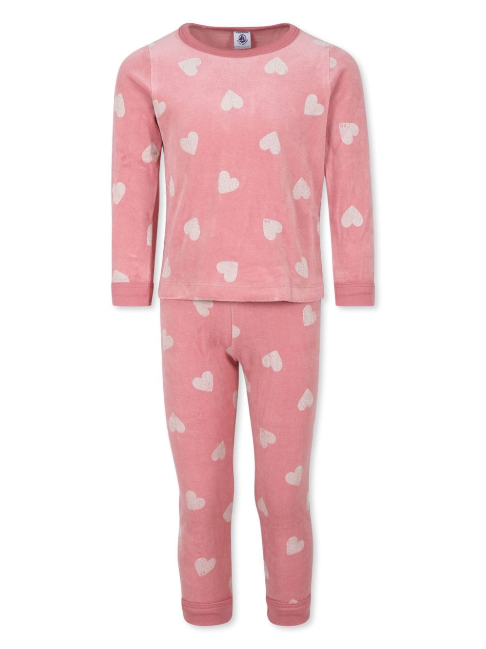 Petit Bateau heart print pyjama - Pink von Petit Bateau