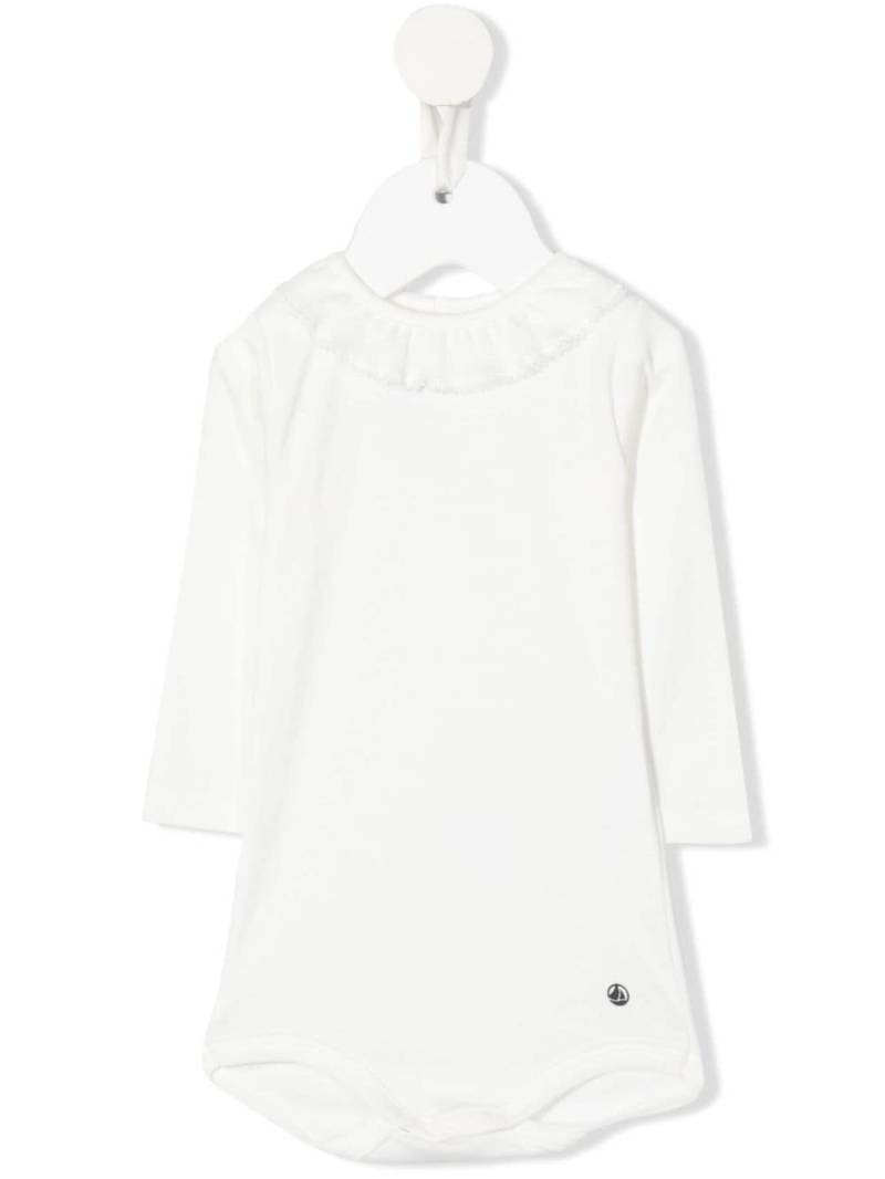 Petit Bateau peter-pan collar shorties - White von Petit Bateau