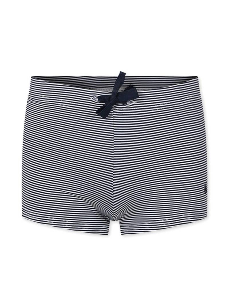 Petit Bateau pinstriped drawstring swim trunks - Blue von Petit Bateau