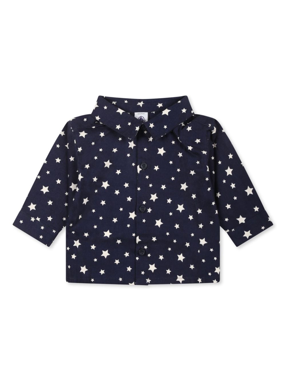 Petit Bateau star-print shirt - Blue von Petit Bateau