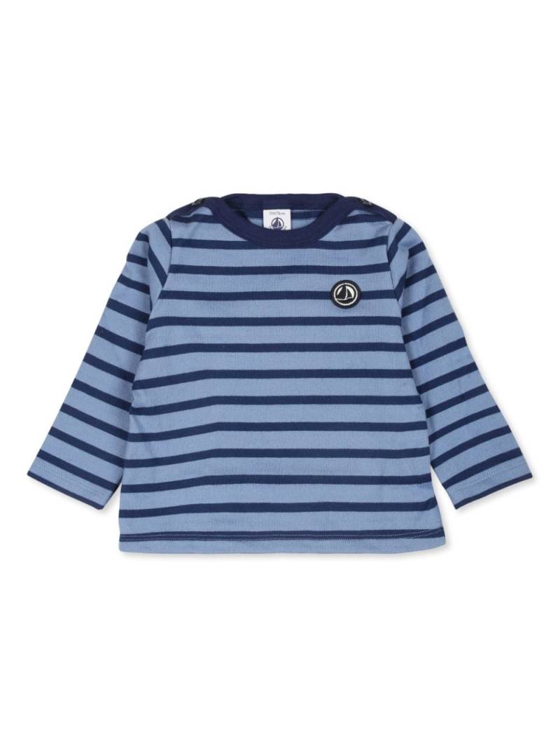 Petit Bateau striped T-shirt - Blue von Petit Bateau