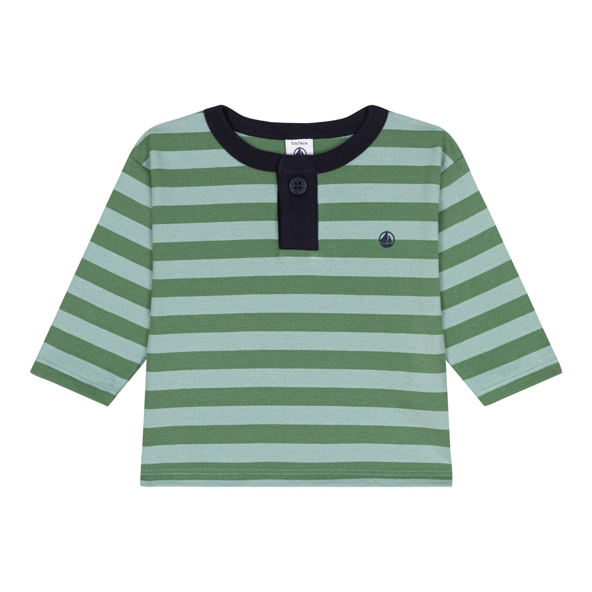 Shirt langarm Streifen von Petit Bateau