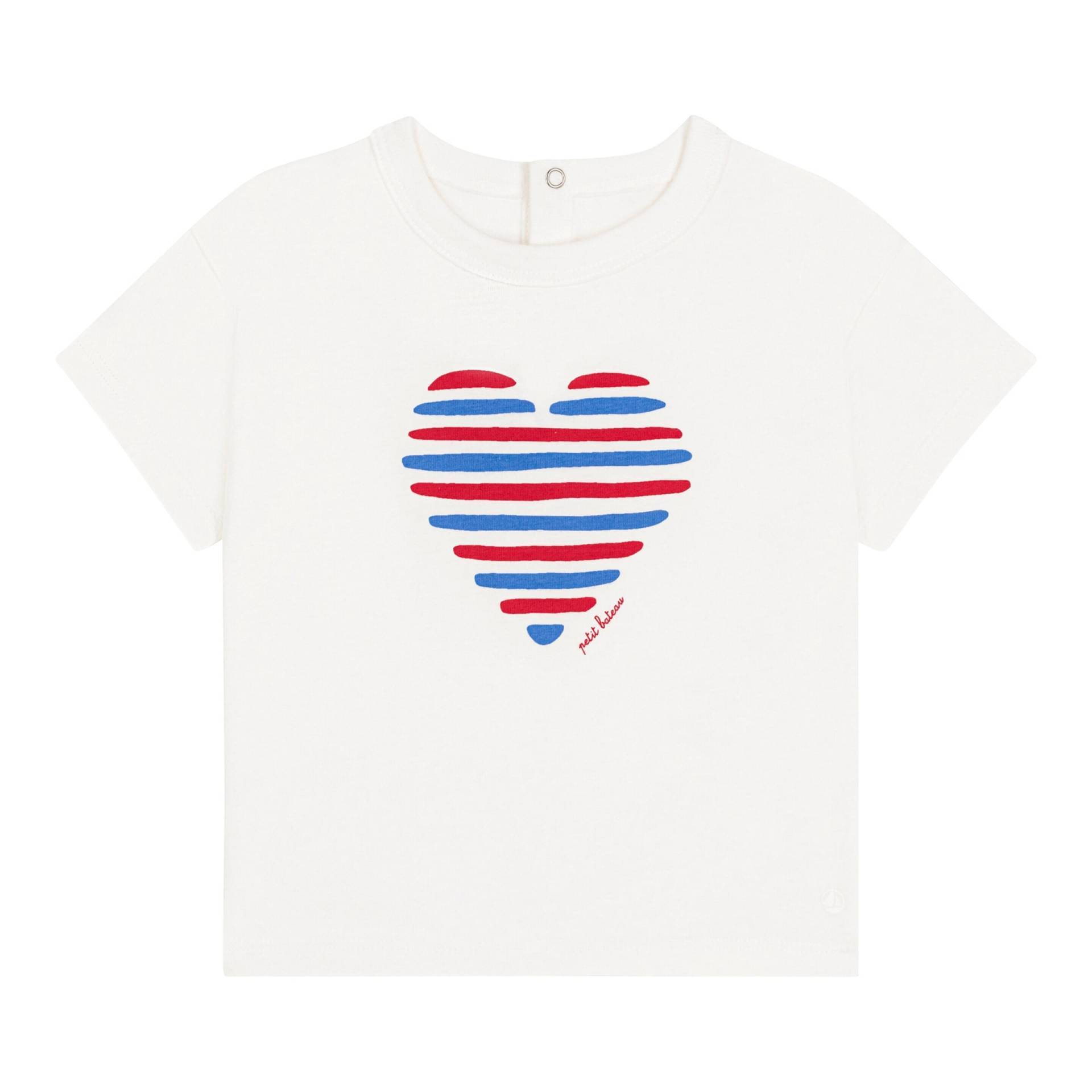 T-Shirt Herz von Petit Bateau