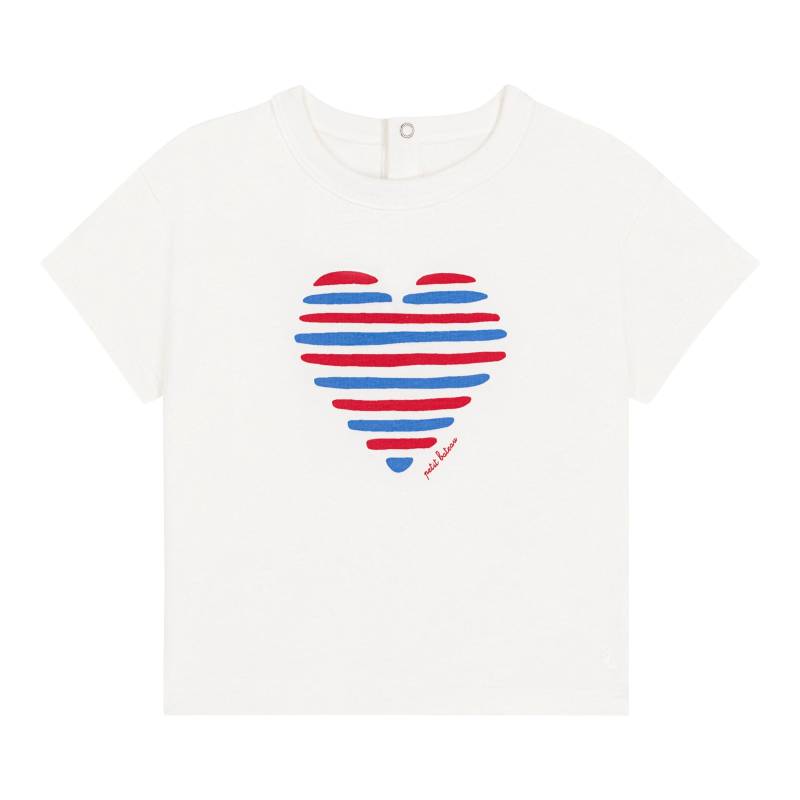 T-Shirt Herz von Petit Bateau