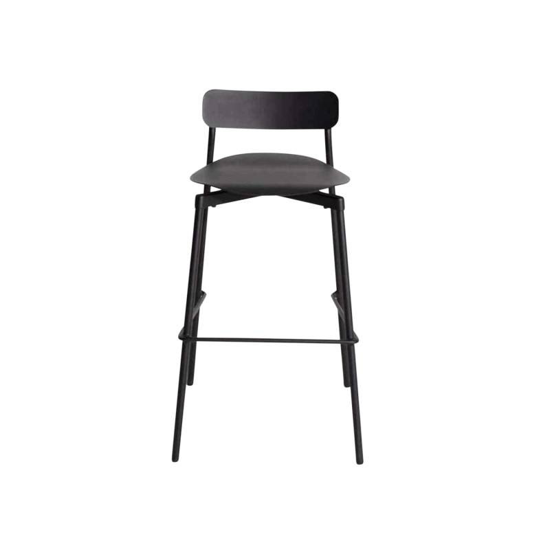 Fromme Bar Stool Outdoor-Barstuhl, Farbe blau, Grösse h 75cm von Petite Friture