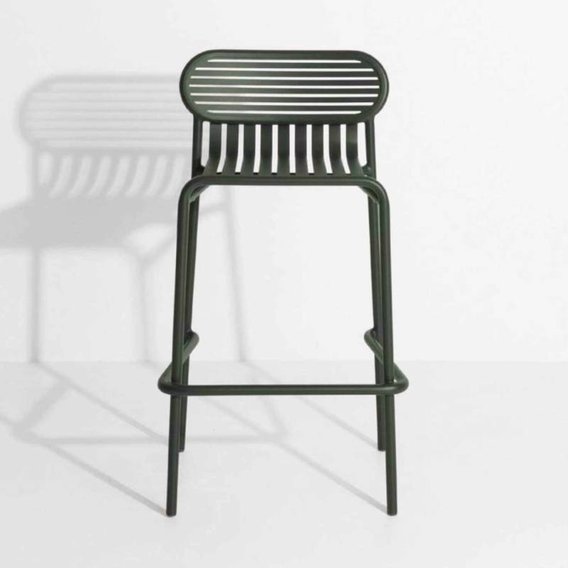 Week-End Barstool Barstuhl, Farbe glass green von Petite Friture