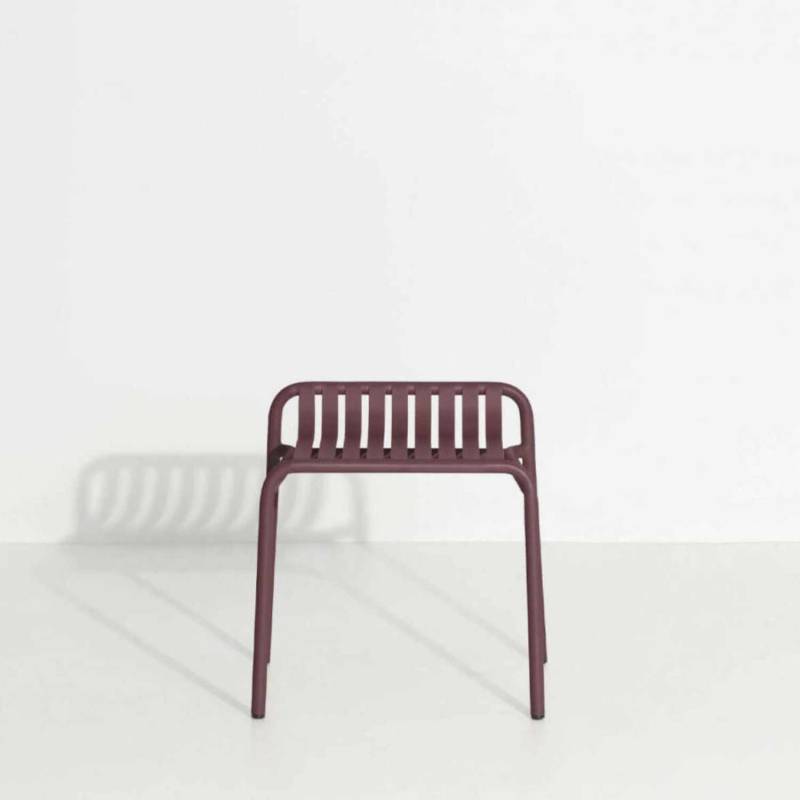 Week-End Stool Hocker, Farbe burgundy von Petite Friture