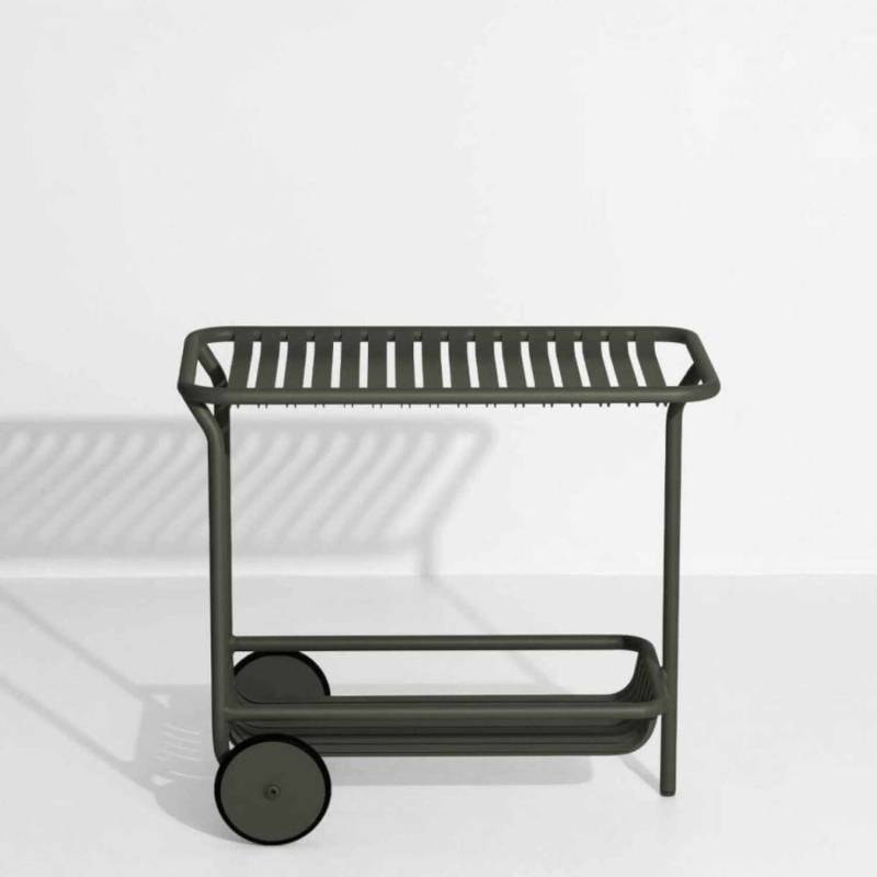 Week-End Trolley Servierwagen, Farbe glass green von Petite Friture