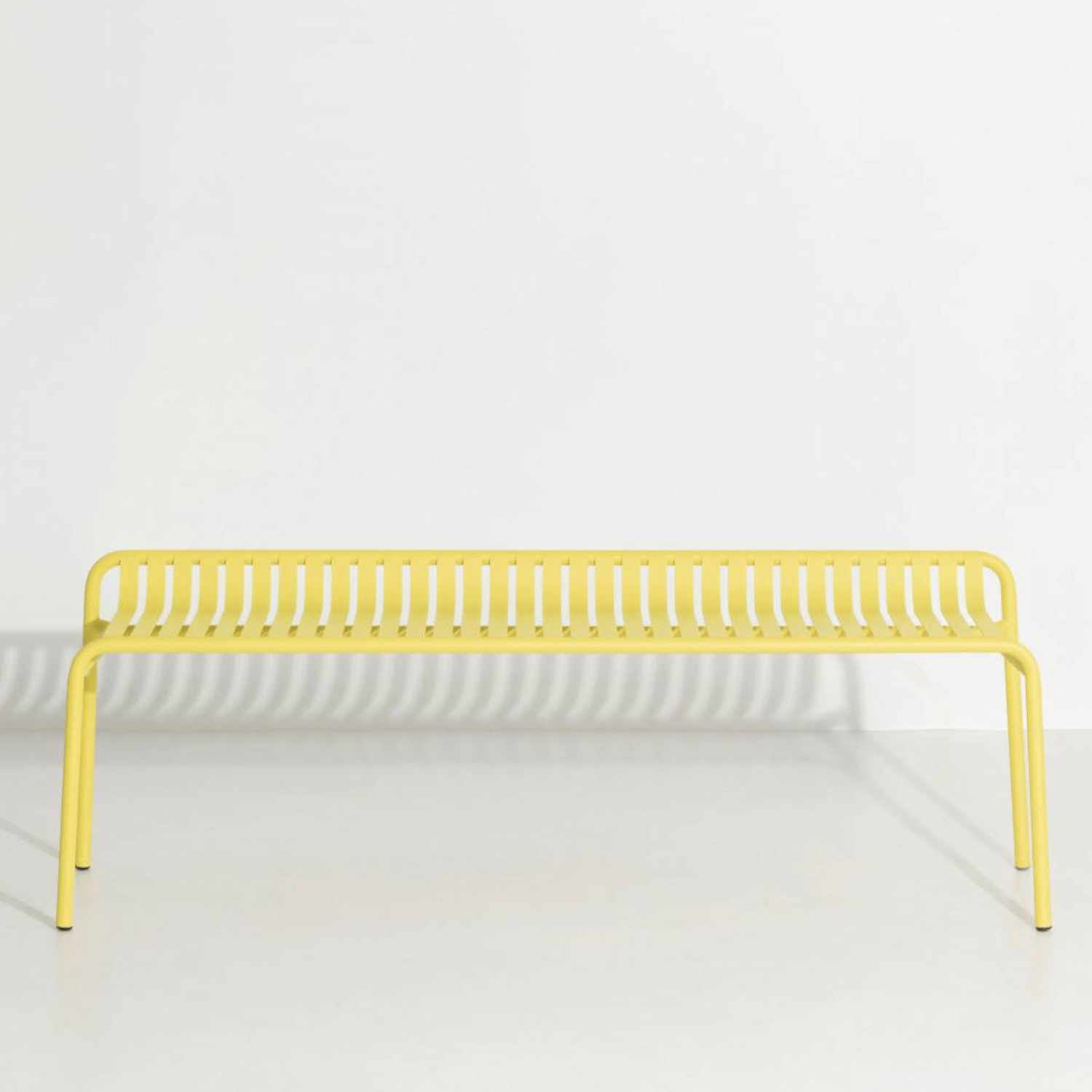 Week-End backless Bench Bank, Farbe gelb von Petite Friture