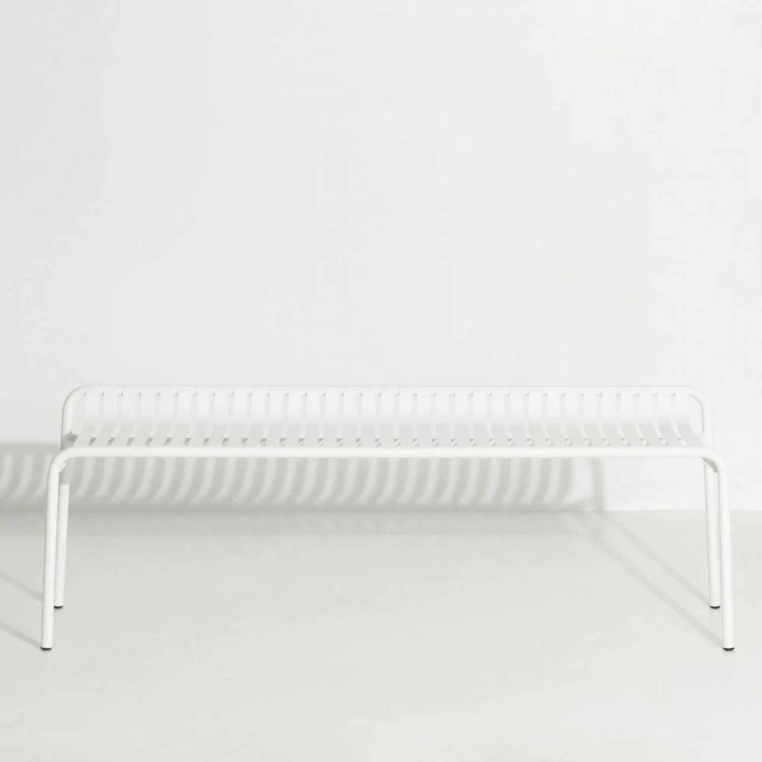 Week-End backless Bench Bank, Farbe weiss von Petite Friture