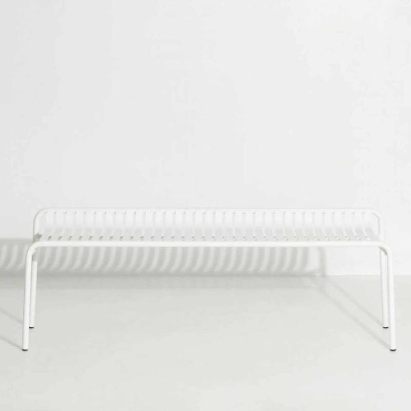 Week-End backless Bench Bank, Farbe weiss von Petite Friture