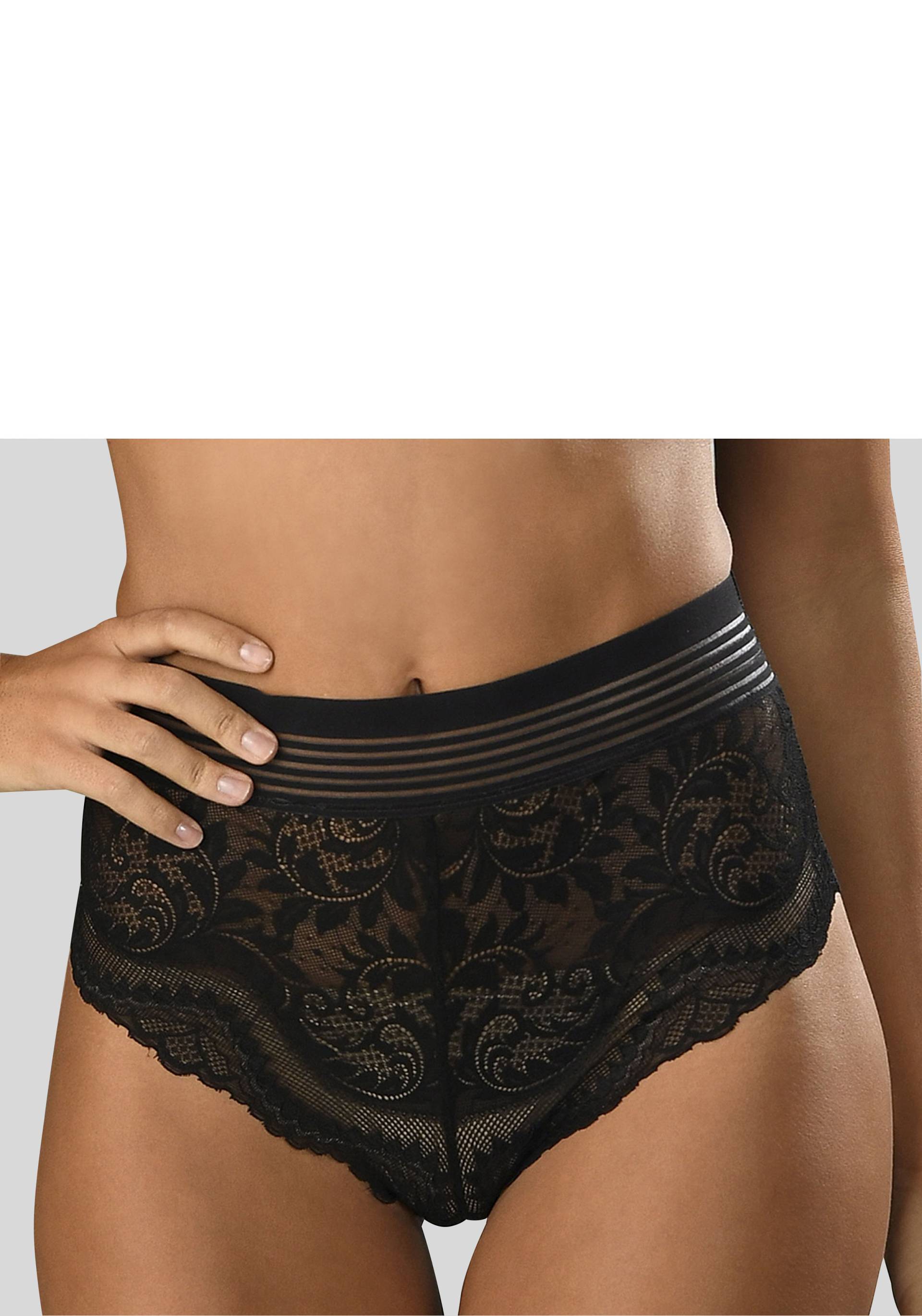 petite fleur goldfarben High-Waist-Slip, mit eleganter Spitz petite fleur goldfarben High-Waist-Slip, mit eleganter Spitz von Petite fleur gold
