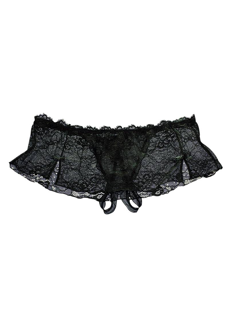 petite fleur goldfarben Stringpanty-Ouvert, aus Vollspitze von Petite fleur gold