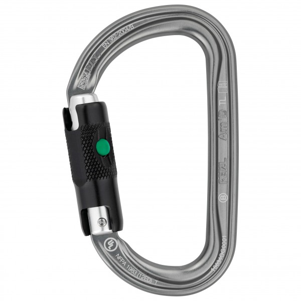 Petzl - Am'D Ball-Lock - Verschlusskarabiner grau von Petzl