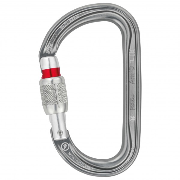 Petzl - Am'D Screw-Lock - Schraubkarabiner grau von Petzl