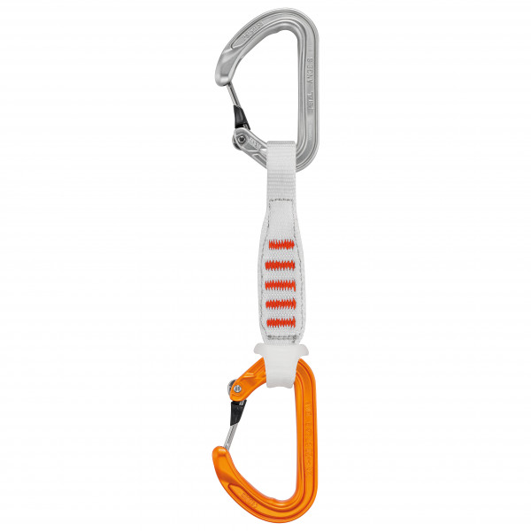 Petzl - Ange S Quickdraw 17 cm - Express-Set Gr 10 cm grau/orange/weiß von Petzl