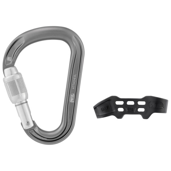 Petzl - Attache Bar - HMS-Karabiner Gr One Size grau von Petzl