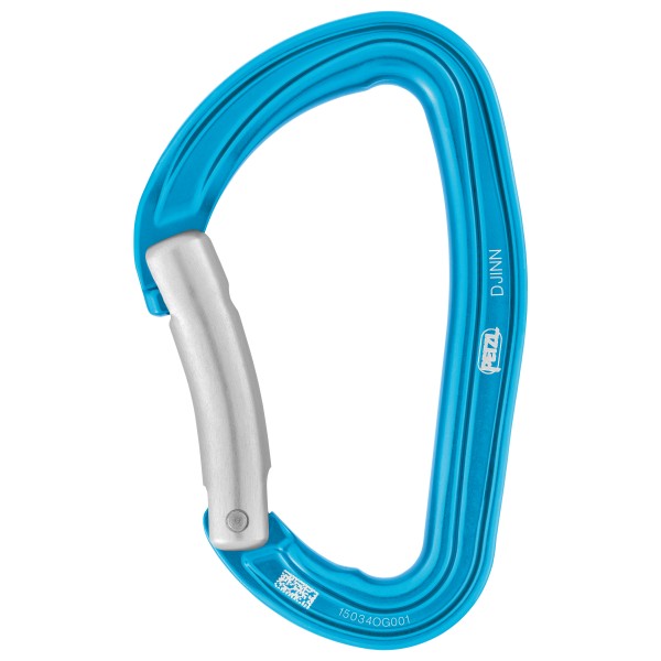 Petzl - Djinn Bent Gate - Schnappkarabiner blau von Petzl