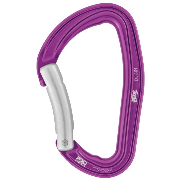 Petzl - Djinn Bent Gate - Schnappkarabiner lila von Petzl