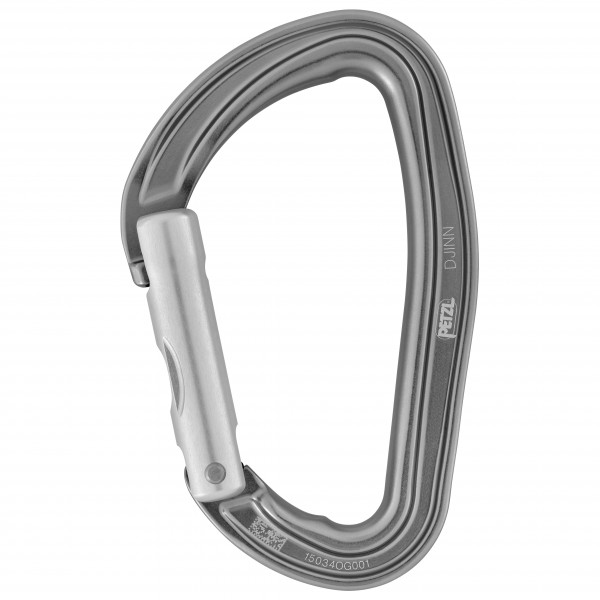 Petzl - Djinn Straight Gate - Schnappkarabiner grau von Petzl