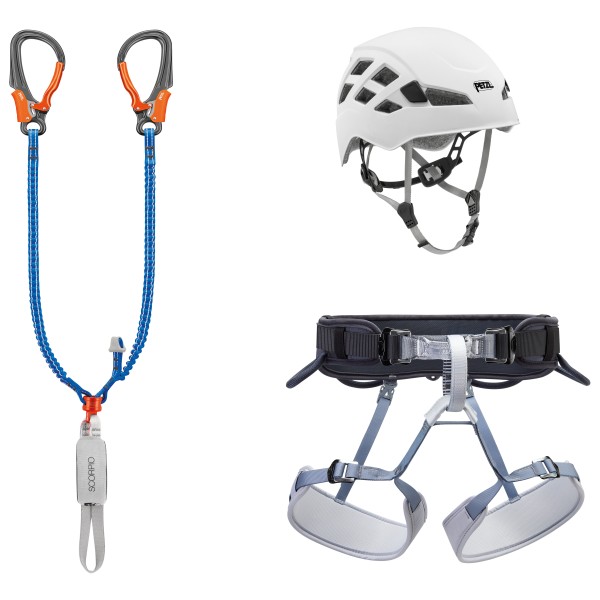 Petzl - Kit Via Ferrata Eashook - Klettersteigset Gr Harness: 76-107 cm - Helmet: 53-61 cm multi Petzl - Kit Via Ferrata Eashook - Klettersteigset Gr Harness: 76-107 cm - Helmet: 53-61 cm multi von Petzl
