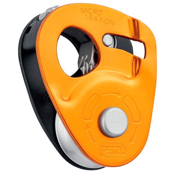 Petzl - Micro Traxion - Seilrolle Gr One Size orange/schwarz von Petzl