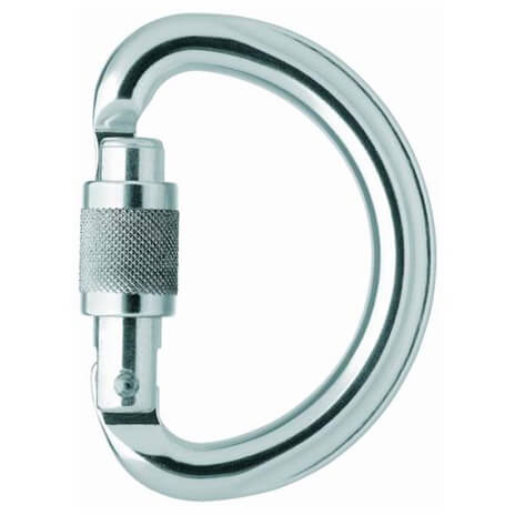 Petzl - Omni Screw-Lock - Schraubkarabiner grau von Petzl