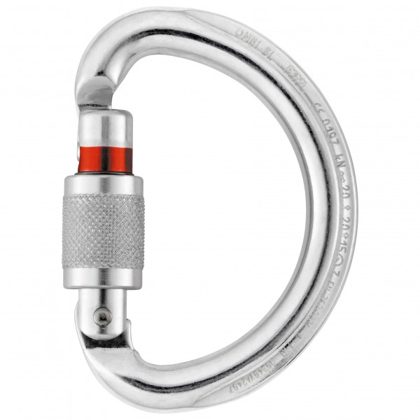 Petzl - Omni Screw-Lock - Schraubkarabiner grau von Petzl