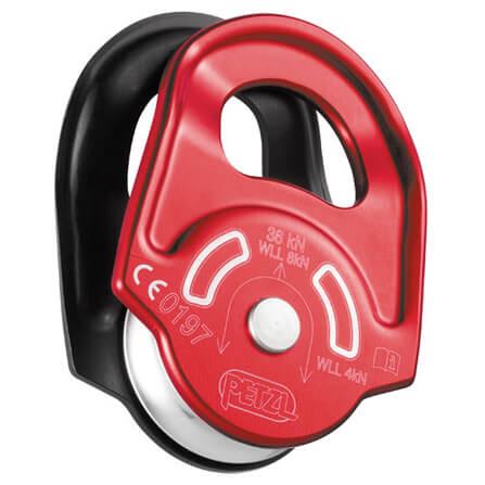 Petzl - Rescue - Seilrolle Gr One Size rot/schwarz von Petzl