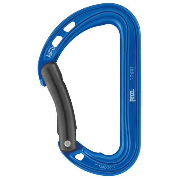 Petzl - Spirit Bent Gate - Schnappkarabiner blau von Petzl