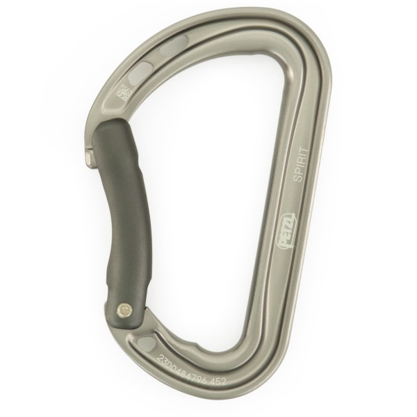 Petzl - Spirit Bent Gate - Schnappkarabiner grau von Petzl