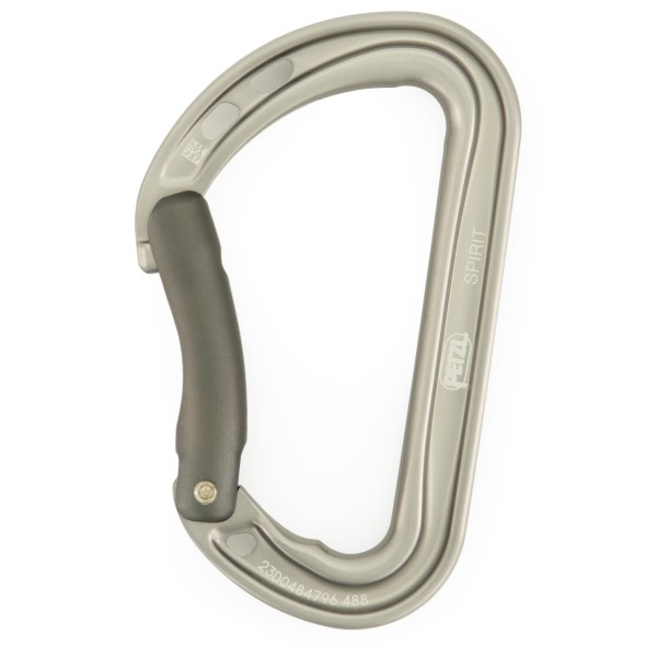 Petzl - Spirit Bent Gate - Schnappkarabiner grau von Petzl