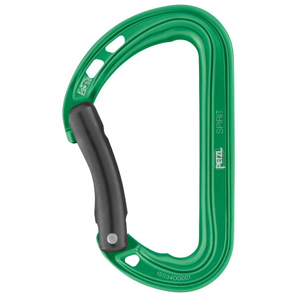 Petzl - Spirit Bent Gate - Schnappkarabiner grün von Petzl