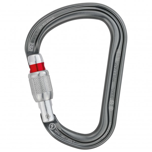 Petzl - William Screw-Lock - HMS-Karabiner grau von Petzl