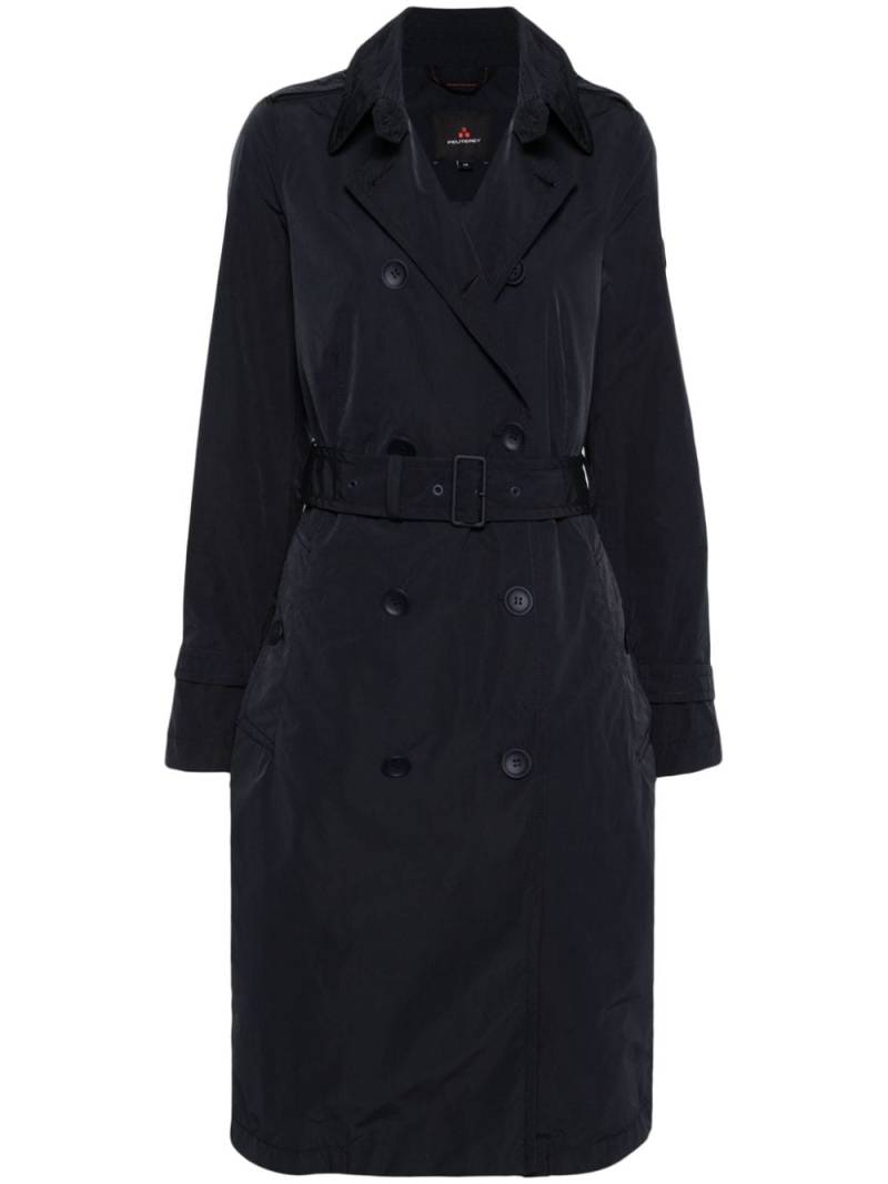 Peuterey Saltum double-breasted trench coat - Blue von Peuterey