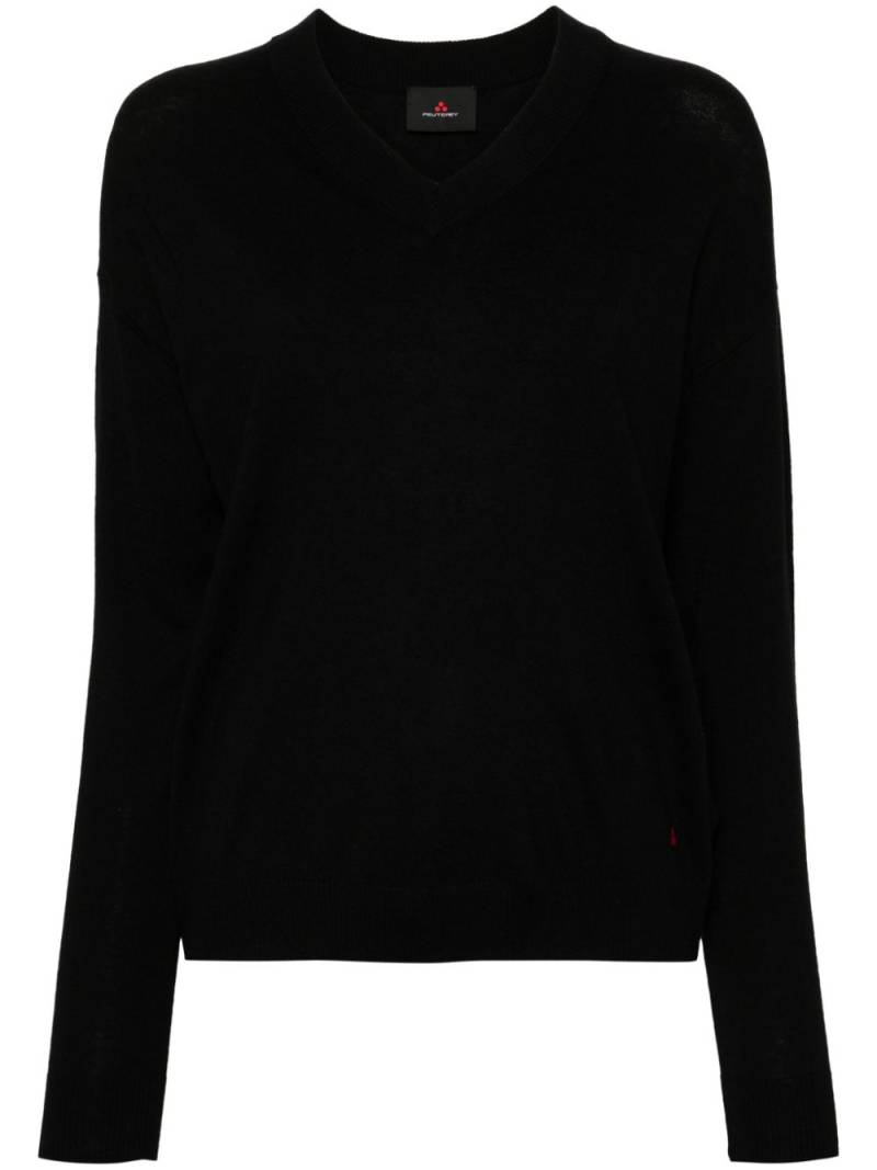 Peuterey V-neck jumper - Black von Peuterey