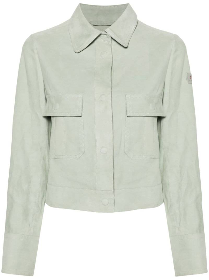 Peuterey cropped suede jacket - Green von Peuterey