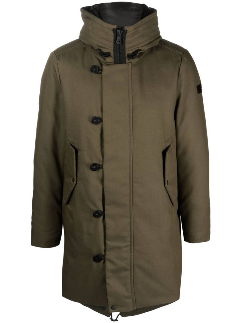 Peuterey hooded feather down parka - Green von Peuterey