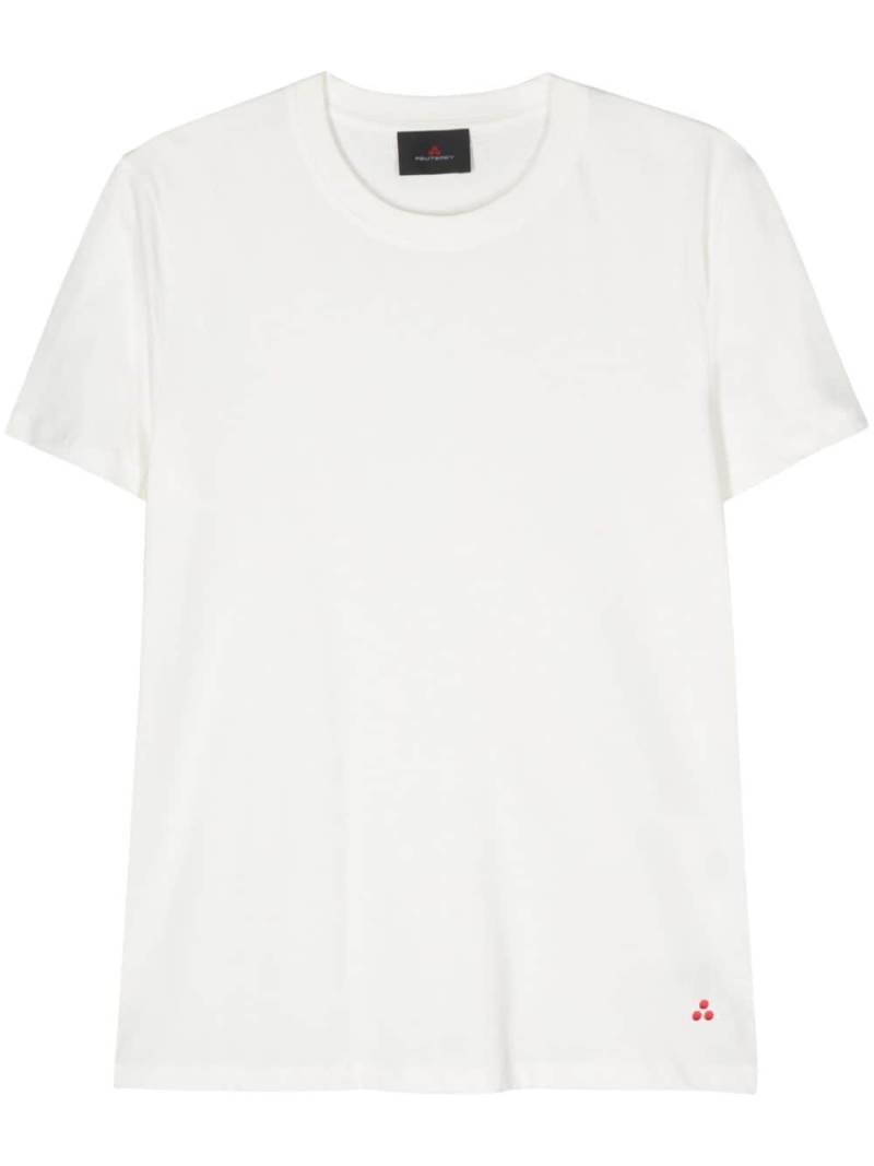 Peuterey logo-embroidered cotton T-shirt - White von Peuterey