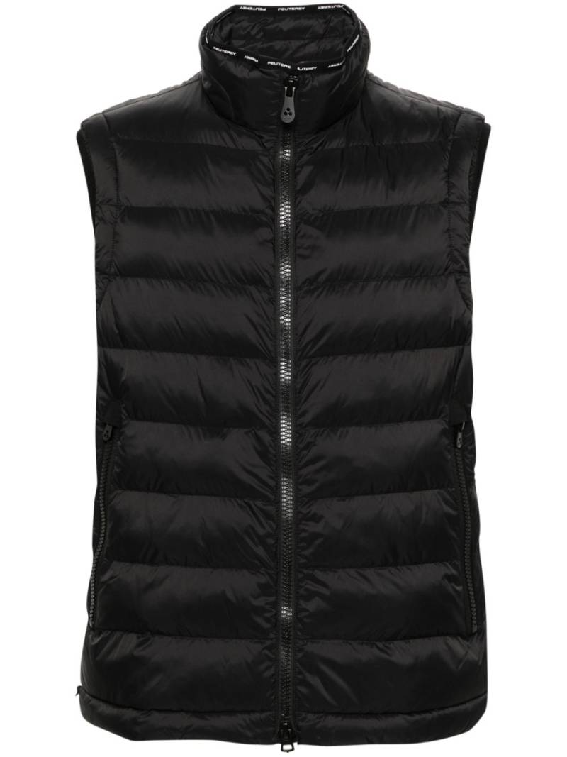 Peuterey logo-patch gilet - Black von Peuterey