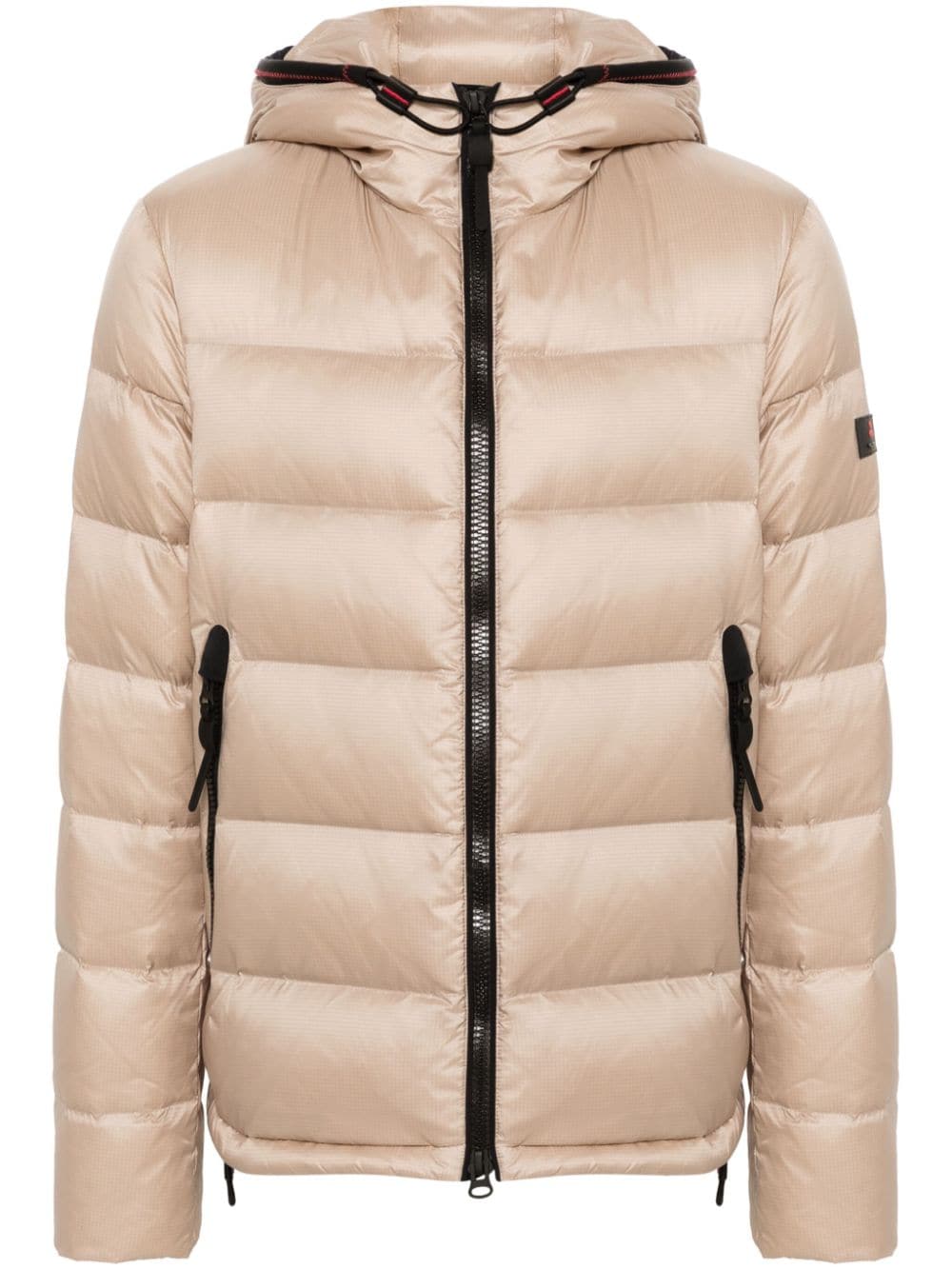 Peuterey logo-patch padded jacket - Neutrals von Peuterey