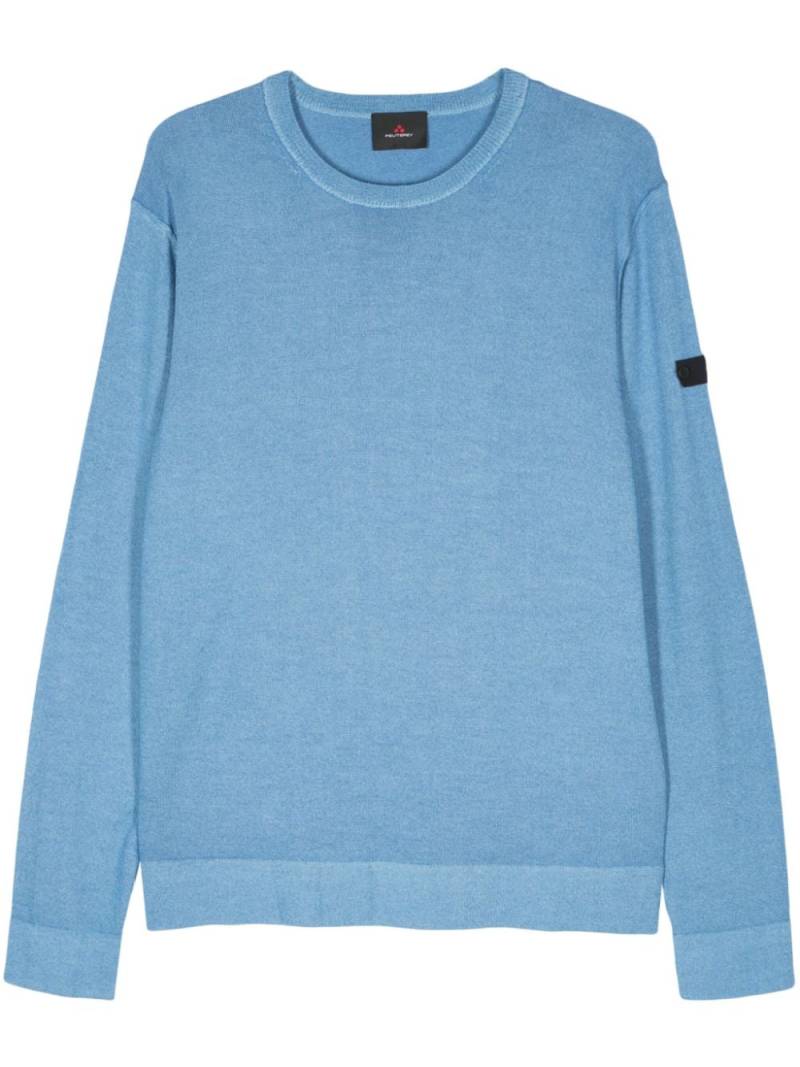 Peuterey logo-patch sweater - Blue von Peuterey