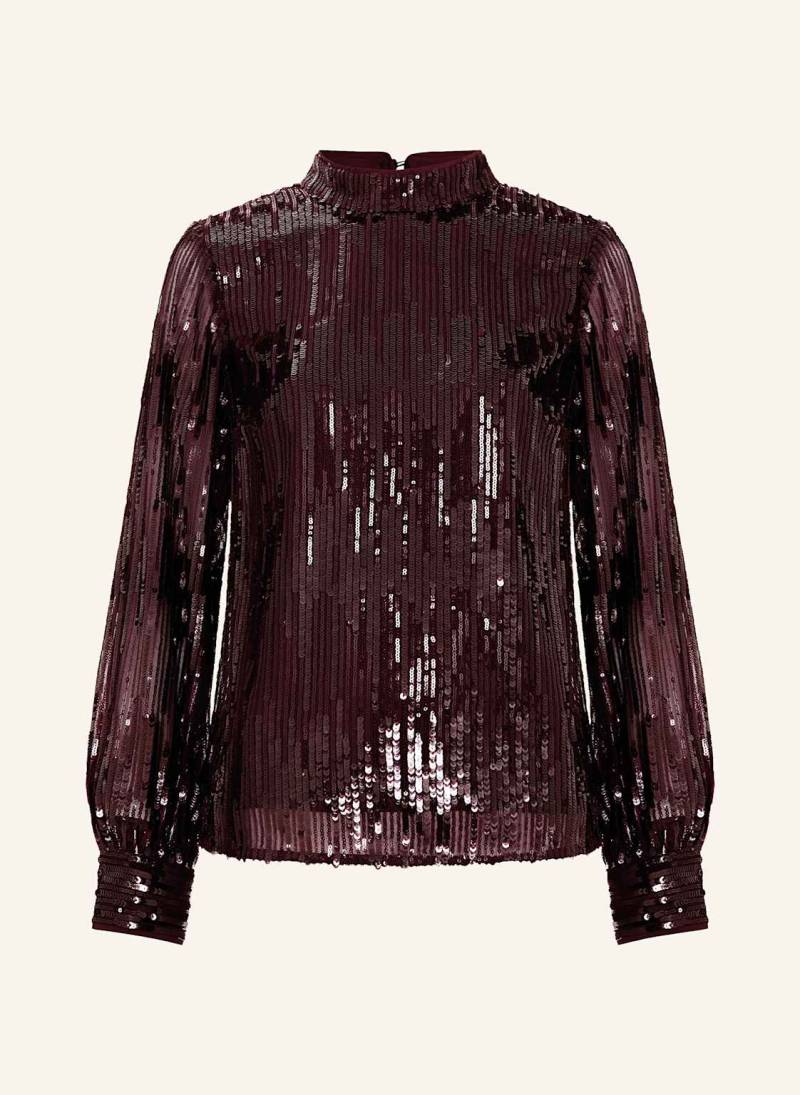 Phase Eight Blusenshirt Hannah Aus Mesh Mit Pailletten rot von Phase Eight